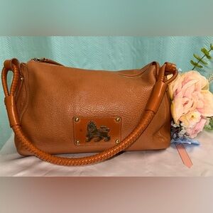 EUC - Rare Vintage MCM Princess Lion Leather Hobo Bag